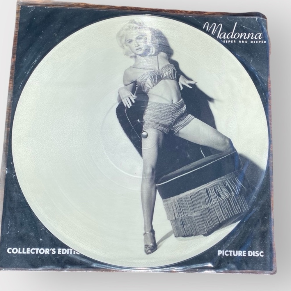 Vintage Madonna Deeper & Deeper Picture Disc - UK import - 1992